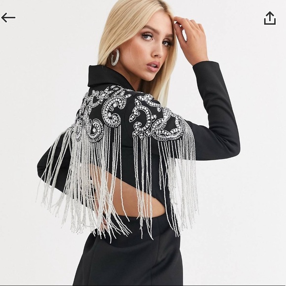 ASOS Dresses & Skirts - Embellished Western Tux Blazer Dress